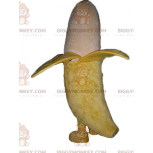 Kostým BIGGYMONKEY™ Giant Yellow and Tan s úsměvem a banánovým