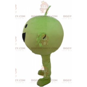 Very Smiling Green Vegetable Fruit Pea BIGGYMONKEY™ Mascot