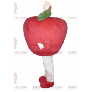 Smilende kæmpe rødt æble BIGGYMONKEY™ maskotkostume -
