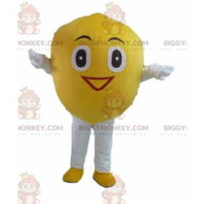 Costume da mascotte gigante sorridente di limone BIGGYMONKEY™ -