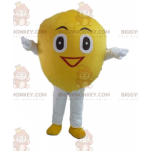 Gigantische lachende citroen BIGGYMONKEY™ mascottekostuum -