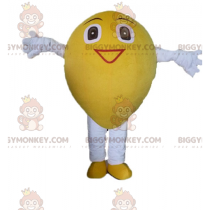 Costume de mascotte BIGGYMONKEY™ de citron jaune géant et