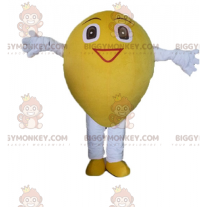 Traje de mascote BIGGYMONKEY™ de limão gigante sorridente –