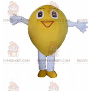 Gigantische lachende citroen BIGGYMONKEY™ mascottekostuum -
