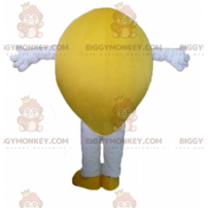 Traje de mascote BIGGYMONKEY™ de limão gigante sorridente –