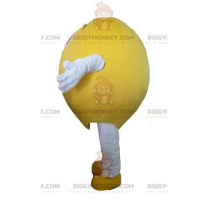 Traje de mascote BIGGYMONKEY™ de limão gigante sorridente –