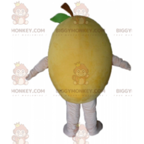 Kostým maskota Giant Pear Yellow Lemon BIGGYMONKEY™ –