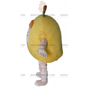 Costume de mascotte BIGGYMONKEY™ de citron jaune de poire