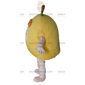 Costume de mascotte BIGGYMONKEY™ de citron jaune de poire