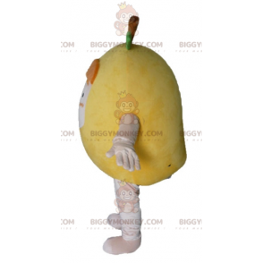 Giant Pear Yellow Lemon BIGGYMONKEY™ maskottiasu -