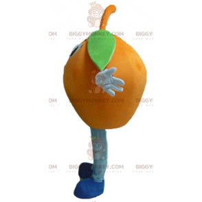 Funny Round Giant Orange BIGGYMONKEY™ Mascot Costume -