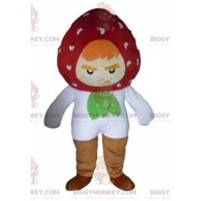 Wild and Funny Looking Strawberry BIGGYMONKEY™ Mascot Costume –