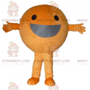 Disfraz de mascota BIGGYMONKEY™ naranja gigante, redondo y