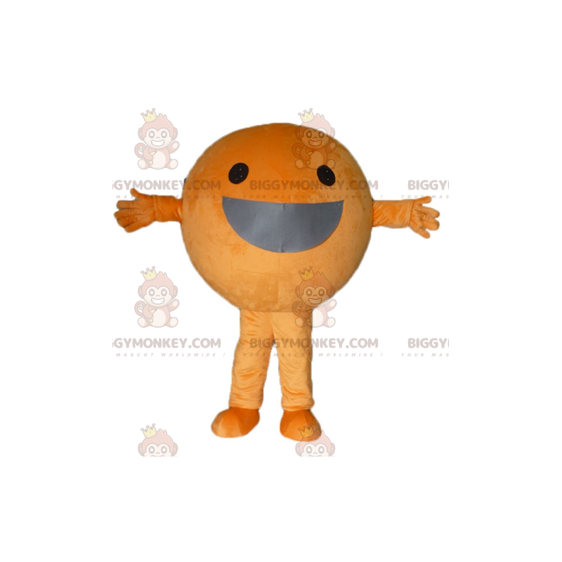 Traje de mascote gigante laranja BIGGYMONKEY™ todo redondo e