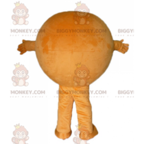 Gigantisch oranje BIGGYMONKEY™-mascottekostuum rondom en