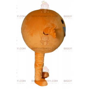 Gigantisch oranje BIGGYMONKEY™-mascottekostuum rondom en