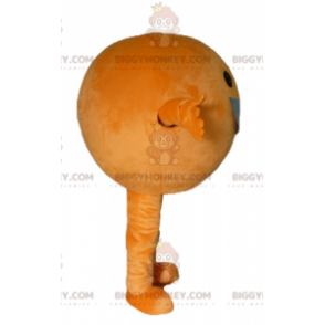 Disfraz de mascota BIGGYMONKEY™ naranja gigante, redondo y