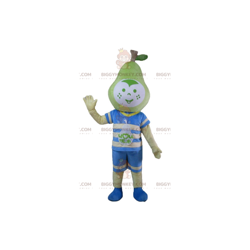 Pojke BIGGYMONKEY™ maskotdräkt med päronhuvud - BiggyMonkey
