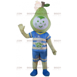 Costume da mascotte BIGGYMONKEY™ da ragazzo con testa di pera -