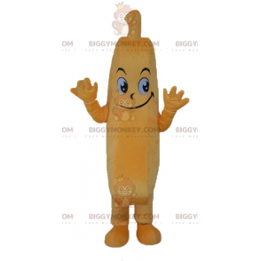 Costume de mascotte BIGGYMONKEY™ de banane géante orange à