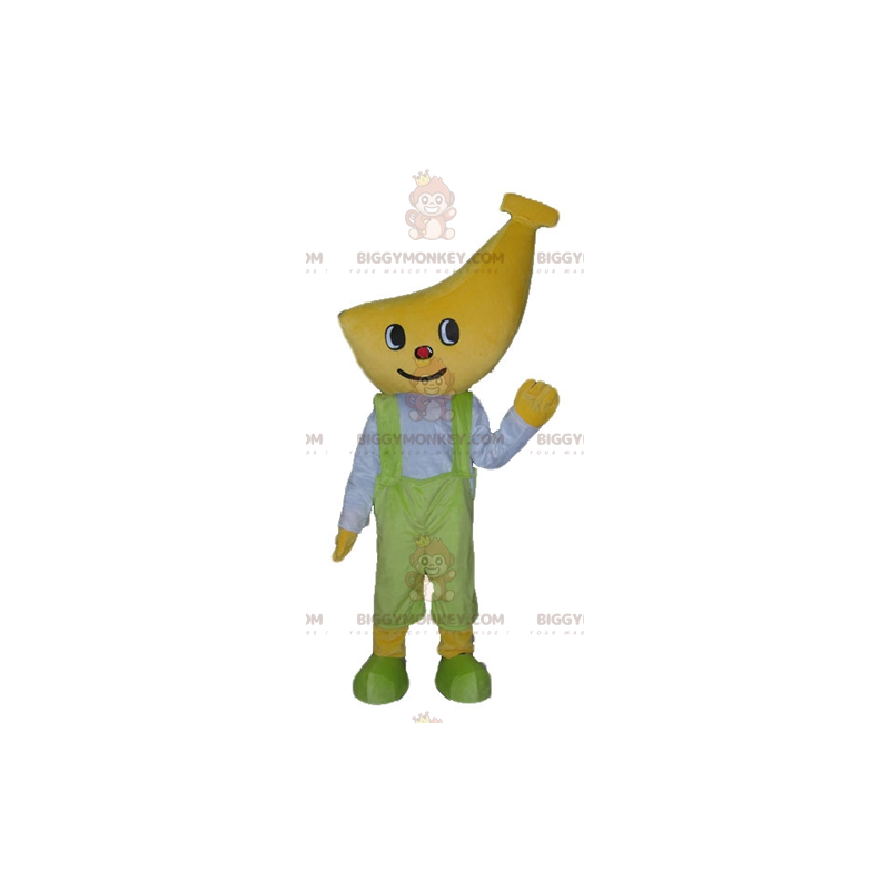 Costume da mascotte BIGGYMONKEY™ da ragazzo testa di banana -