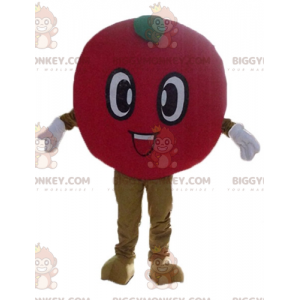 Traje de mascote BIGGYMONKEY™ de maçã vermelha redonda