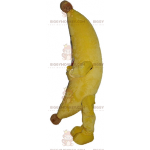 Costume de mascotte BIGGYMONKEY™ de banane jaune géante et