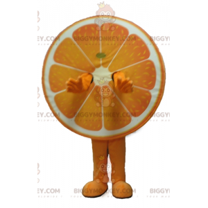 Disfraz de mascota naranja cítrica gigante BIGGYMONKEY™ -