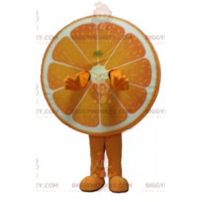 Disfraz de mascota naranja cítrica gigante BIGGYMONKEY™ -