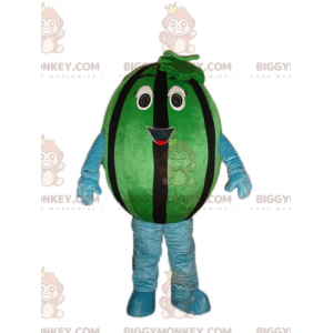 Costume da mascotte gigante verde e nero Anguria BIGGYMONKEY™ -