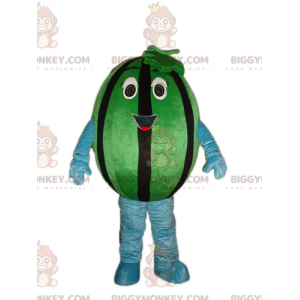 Traje de mascote gigante de melancia verde e preta BIGGYMONKEY™