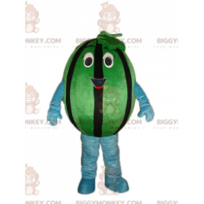 Στολή μασκότ με Giant Green and Black Carmelon BIGGYMONKEY™ -