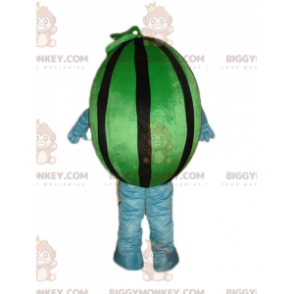 Στολή μασκότ με Giant Green and Black Carmelon BIGGYMONKEY™ -