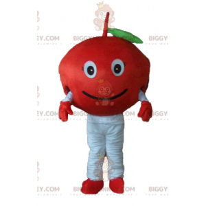 Costume de mascotte BIGGYMONKEY™ de cerise rouge mignonne et