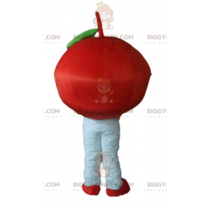 Süßes lächelndes Red Cherry BIGGYMONKEY™ Maskottchen-Kostüm -