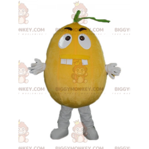 Disfraz de mascota BIGGYMONKEY™ naranja limón gigante de