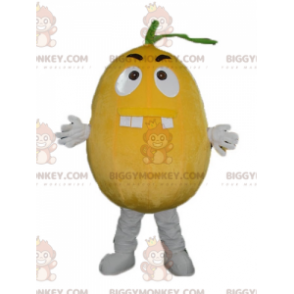 Disfraz de mascota BIGGYMONKEY™ naranja limón gigante de