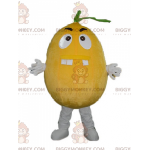 Στολή μασκότ BIGGYMONKEY™, γιγάντιο πορτοκαλί λεμονιού με άγρια