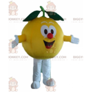 Simpatico costume da mascotte BIGGYMONKEY™ limone a tutto tondo