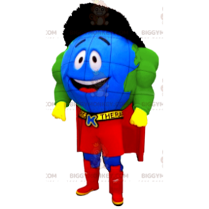 Mapa světa superhrdinů Kostým maskota BIGGYMONKEY™ –