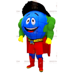 Superhelteverdenskort BIGGYMONKEY™ maskotkostume -