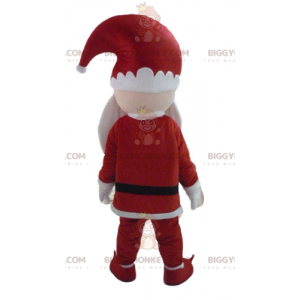 BIGGYMONKEY™ Costume da mascotte di Babbo Natale vestito con