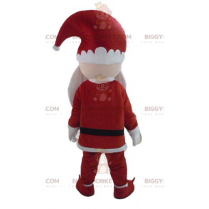 BIGGYMONKEY™ Costume da mascotte di Babbo Natale vestito con