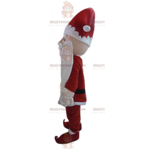 BIGGYMONKEY™ Costume da mascotte di Babbo Natale vestito con