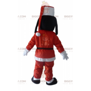 BIGGYMONKEY™ Fedtmule ven Mickey maskotkostume i julemandstøj -