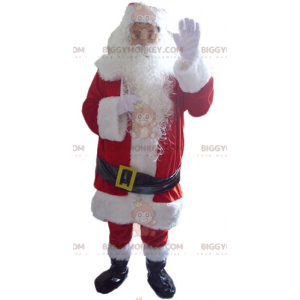 Kerstman kostuum met baard en alle accessoires - Biggymonkey.com