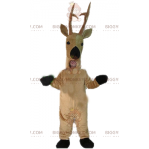 Costume de mascotte BIGGYMONKEY™ de chevreuil de cerf de renne