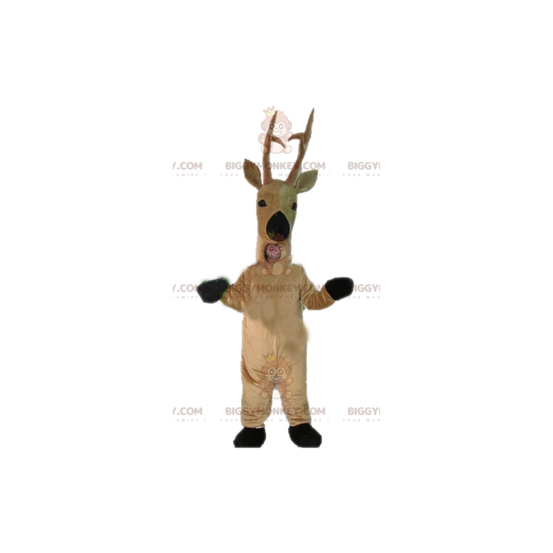 Brown Reindeer Stag Deer BIGGYMONKEY™ Mascot Costume -
