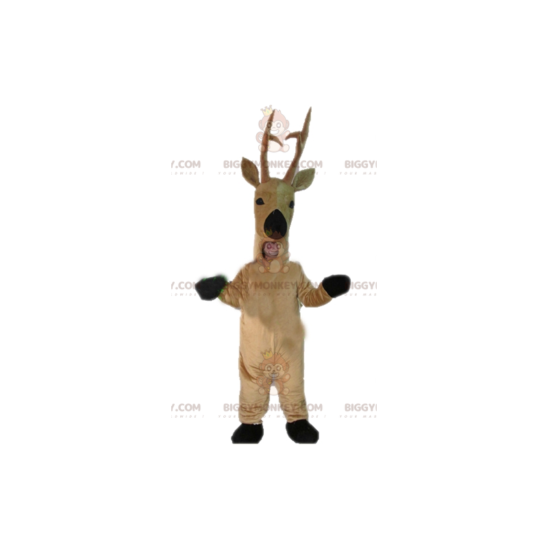 Brown Reindeer Stag Deer BIGGYMONKEY™ Mascot Costume –