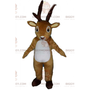 Costume de mascotte BIGGYMONKEY™ de caribou d'élan de renne